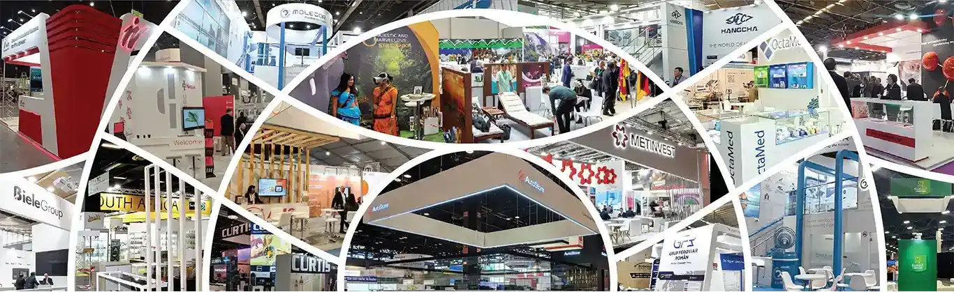 exhibition stand Kuwait banner