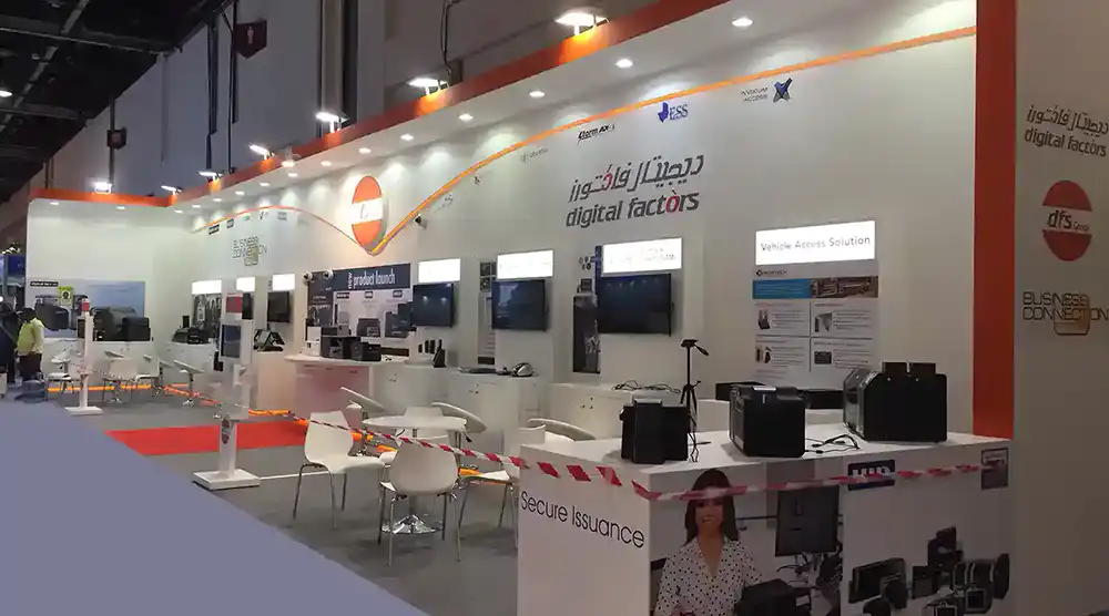 trade show booth for Riyadh