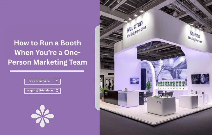Run a Booth as a one person marketing team